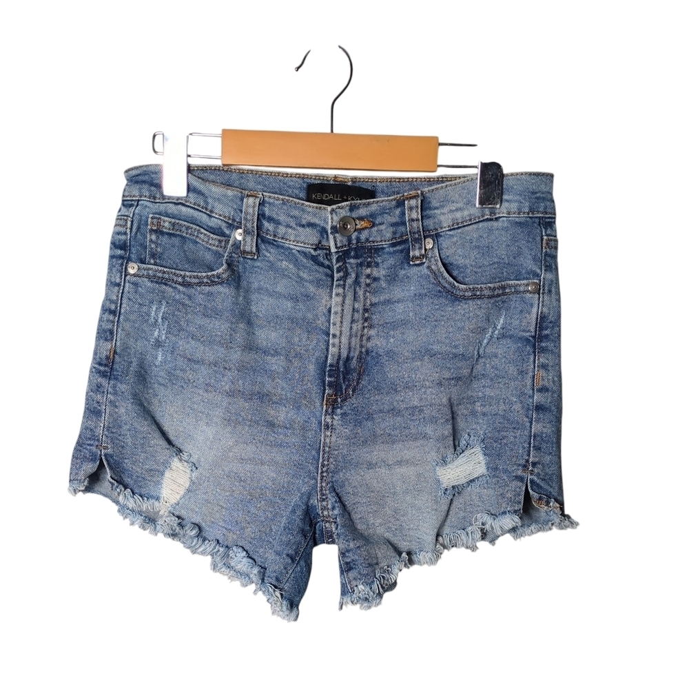 Kendall + Kylie The Icon Distressed Shorts Size 7/28